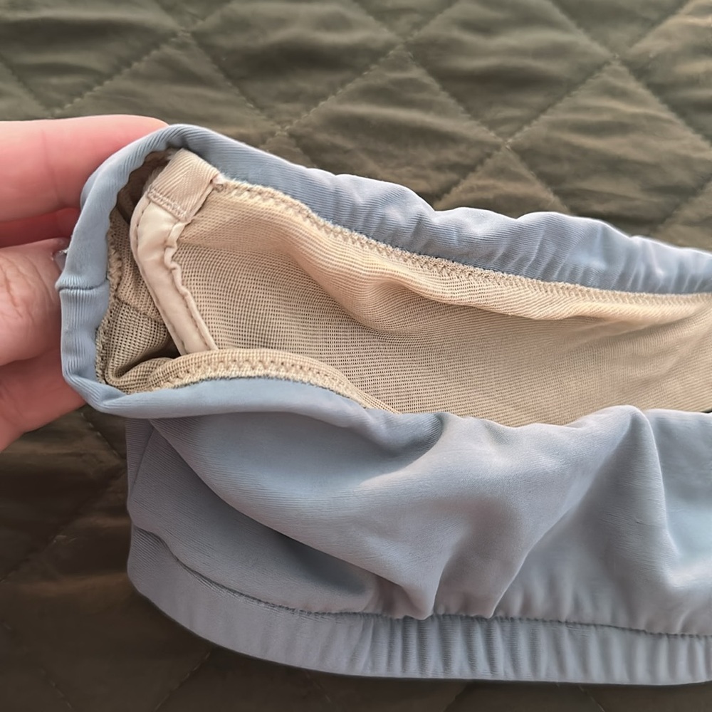 NWOT Banana Republic Swimwear in Grey with Beige/Nude Lining - 2 Piece Bikini - Picture 8 of 10